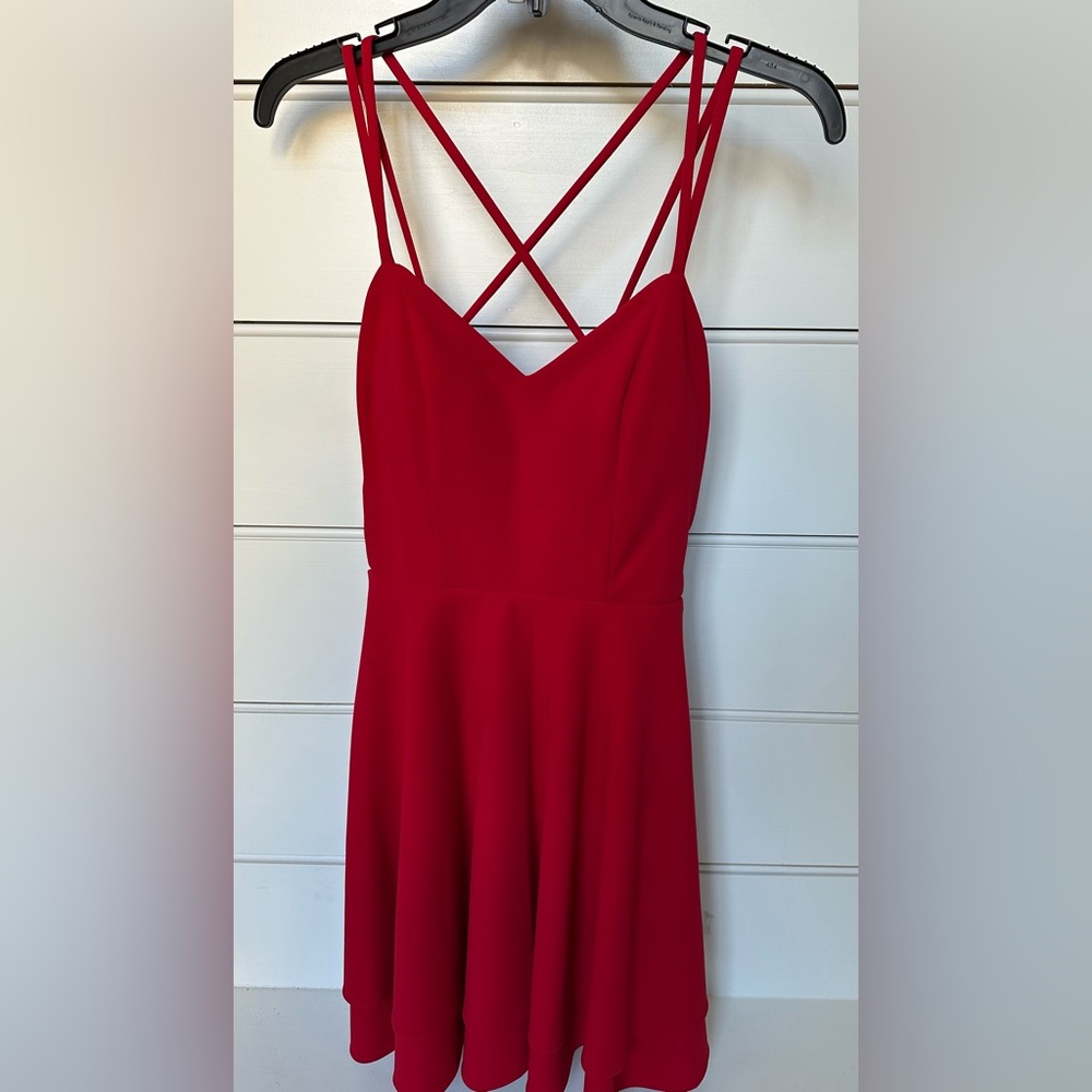 Red dress size 7